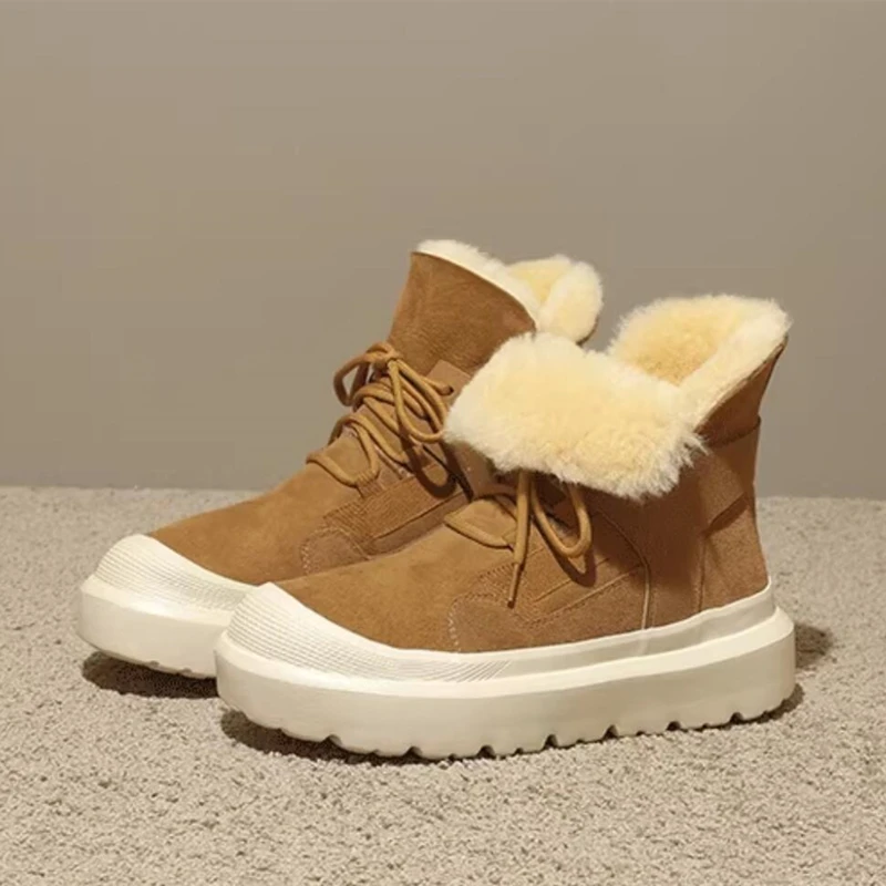 Luxury Fashion Men Snow Boots Sheepskin Fur Thicken Warm Ankle Boots Botines Hombre Zapatos Sneakers Winter Cotton Shoes
Luxury Fashion Men Snow Boots Sheepskin Fur Thicken Warm Ankle Boots Botines Hombre Zapatos Sneakers Winter Cotton Shoes