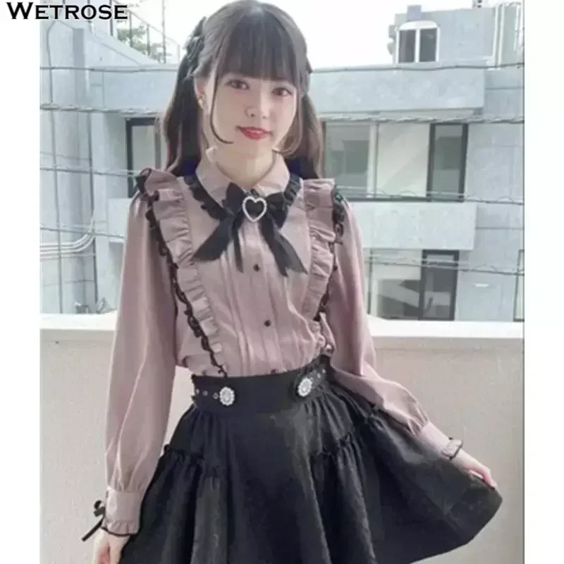【Watrose】 jirai Kei cloths costume mine style cute girl roulangata Japanese kawaii black pink ruffle skirt Dress Harajuku Y2K
【Watrose】 jirai Kei cloths costume mine style cute girl roulangata Japanese kawaii black pink ruffle skirt Dress Harajuku Y2K