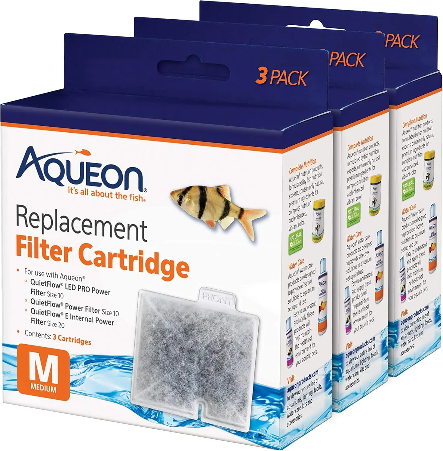 Replacement Filter Cartridges Medium - 9 Pack, 25% More Activated Carbon
Replacement Filter Cartridges Medium - 9 Pack, 25% More Activated Carbon