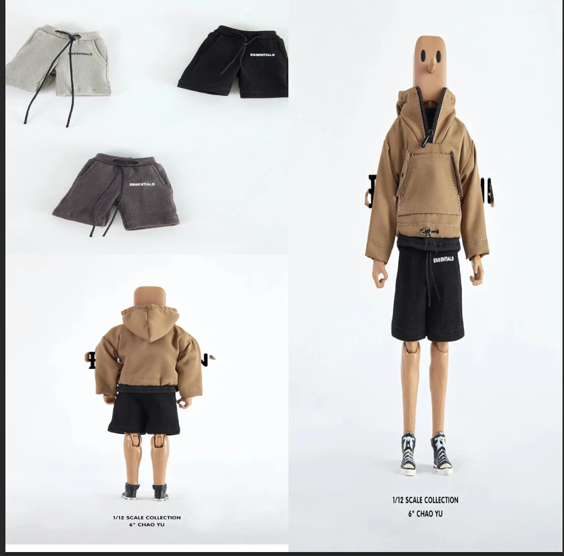 1/12 Soldier Fashion Half Zipper Hooded Vest Casual Shorts Model Accessories Fit 6'' Action Figure Body In Stock
1/12 Soldier Fashion Half Zipper Hooded Vest Casual Shorts Model Accessories Fit 6'' Action Figure Body In Stock