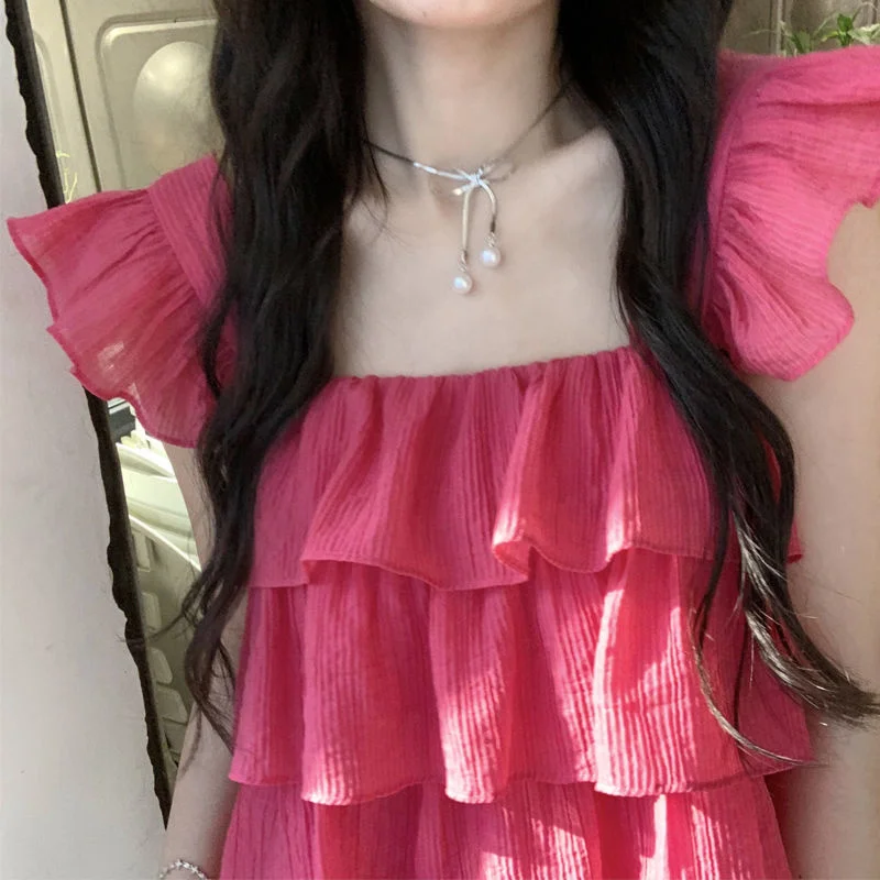 Summer 2023 Women's New Slim Ruffle Back Sleeveless Shirt Top Blusas Clothes for Women Blouse Shirts
Summer 2023 Women's New Slim Ruffle Back Sleeveless Shirt Top Blusas Clothes for Women Blouse Shirts