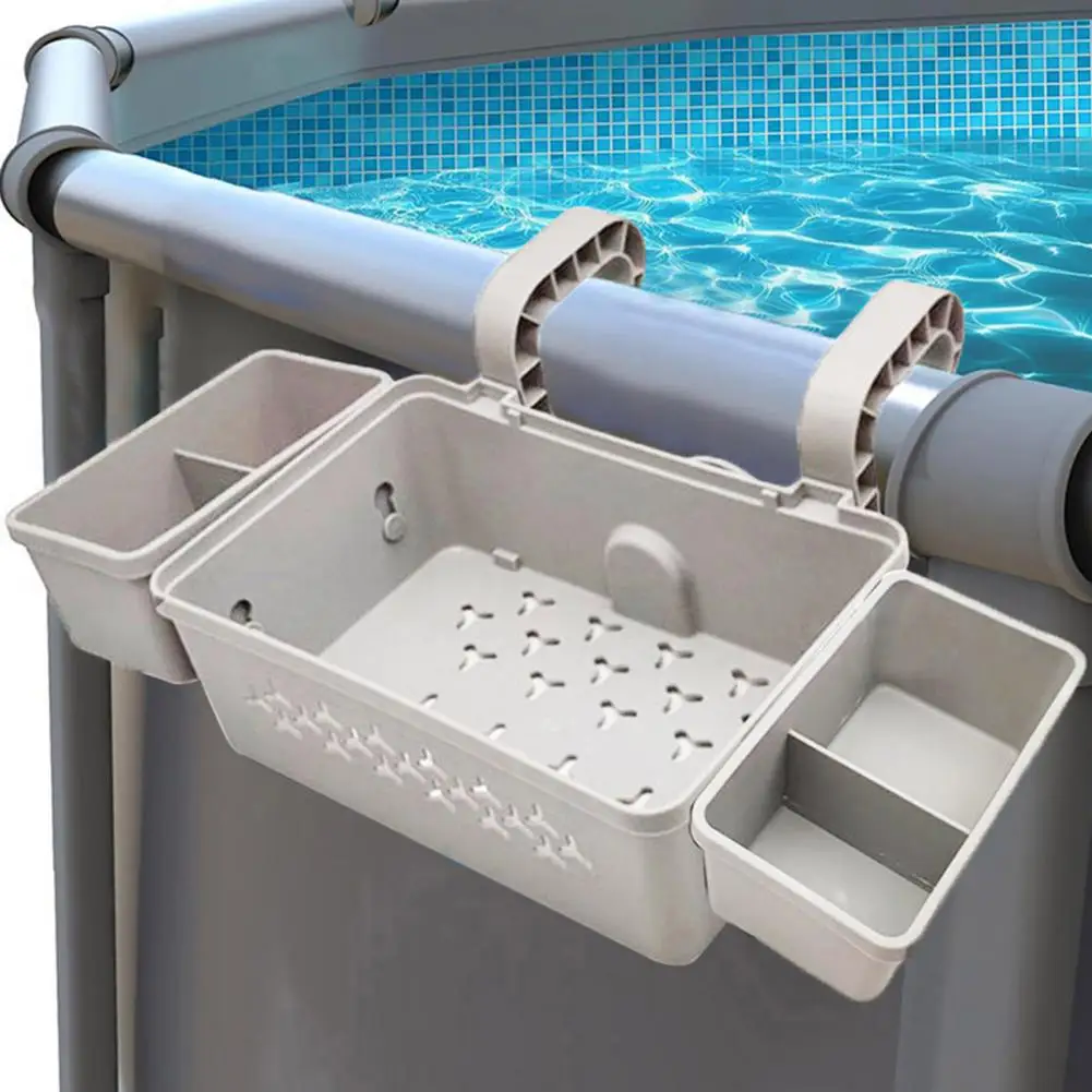 Pool Storage Basket Poolside Storage Basket with Water Cup Holders Drainage System Capacity for Toys Goggles Phones Drinks for A
Pool Storage Basket Poolside Storage Basket with Water Cup Holders Drainage System Capacity for Toys Goggles Phones Drinks for A