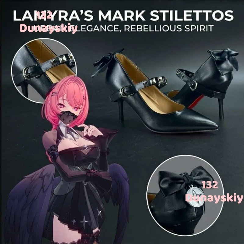 Black Bow Studded Red Soled High Heels 8.5cm Zenless Zone Zero Ramiel Cosplay Shoes Carnival Halloween Accessories
Black Bow Studded Red Soled High Heels 8.5cm Zenless Zone Zero Ramiel Cosplay Shoes Carnival Halloween Accessories