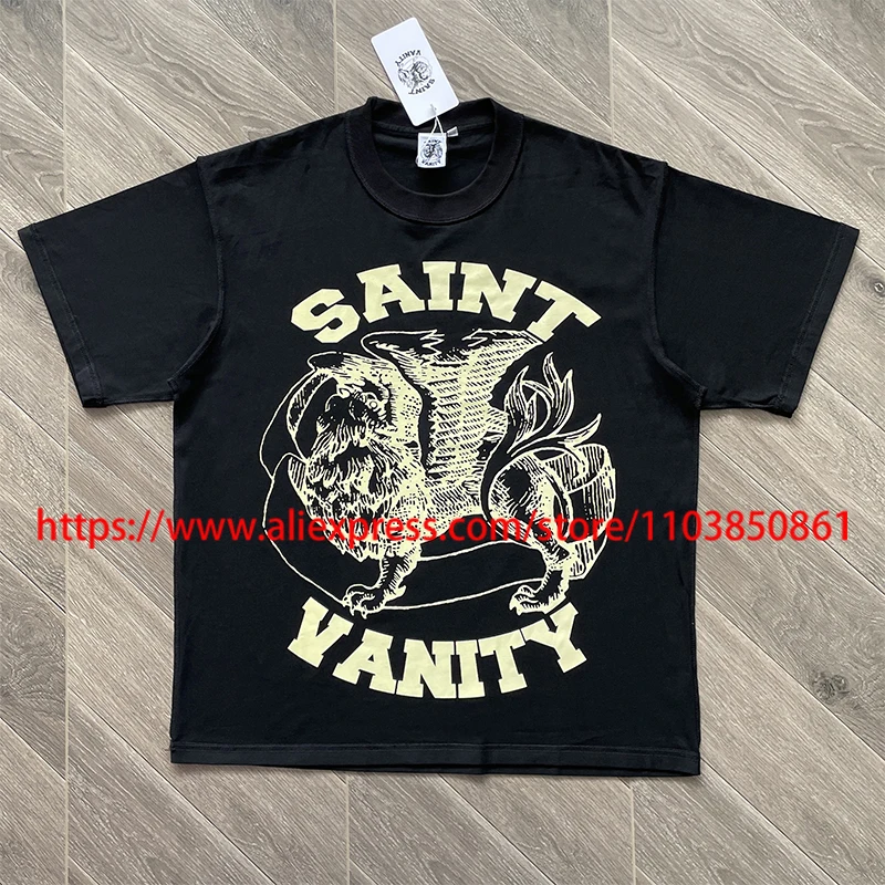 Футболка High Street SAINT VANITY, летние повседневные топы с логотипом и принтом, модные футболки с короткими рукавами SAINT VANITY
Футболка High Street SAINT VANITY, летние повседневные топы с логотипом и принтом, модные футболки с короткими рукавами SAINT VANITY