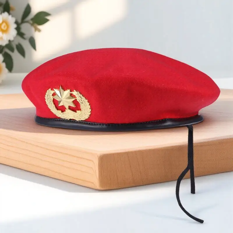 Stage Performance Hat Sailor Cap Woolen Beret Beautiful Premium Material Adjustable Cord Retro Fashionable Warmth Softness
Stage Performance Hat Sailor Cap Woolen Beret Beautiful Premium Material Adjustable Cord Retro Fashionable Warmth Softness