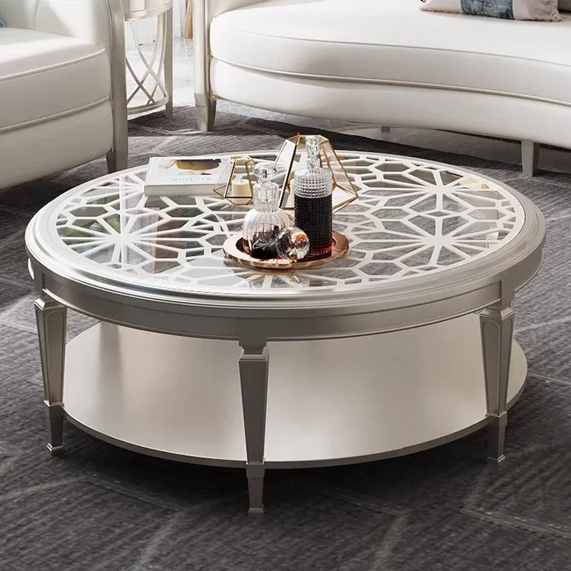 Aesthetic Round Coffee Table Luxury Decoration Transparent Aesthetic Creative Side Table Interior Mesas Bajas Home Decoration
Aesthetic Round Coffee Table Luxury Decoration Transparent Aesthetic Creative Side Table Interior Mesas Bajas Home Decoration