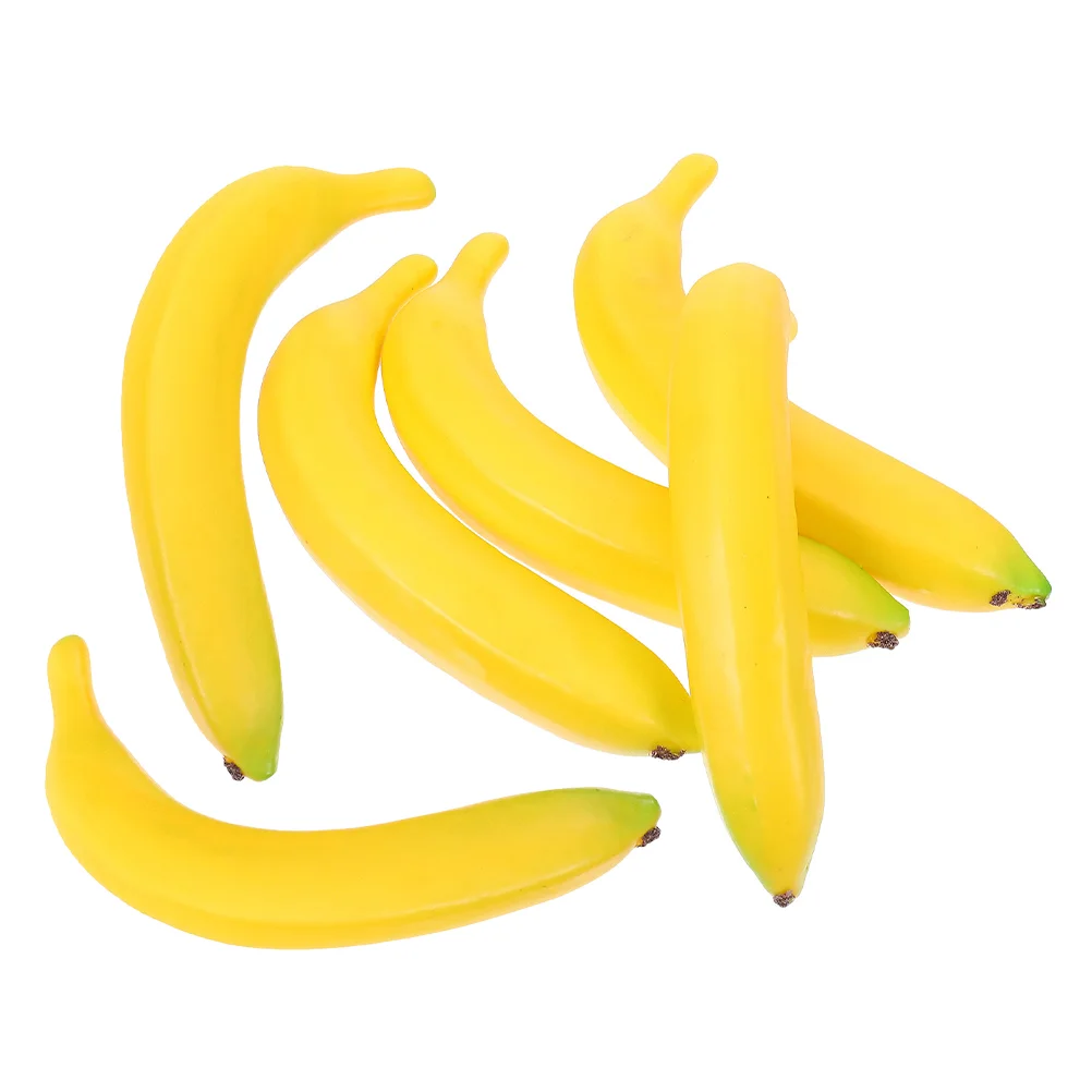 6 Pcs Home Decor Banana Model Ornaments Hanging Fake Fruit Decorations Toy Decorative Yellow
6 Pcs Home Decor Banana Model Ornaments Hanging Fake Fruit Decorations Toy Decorative Yellow