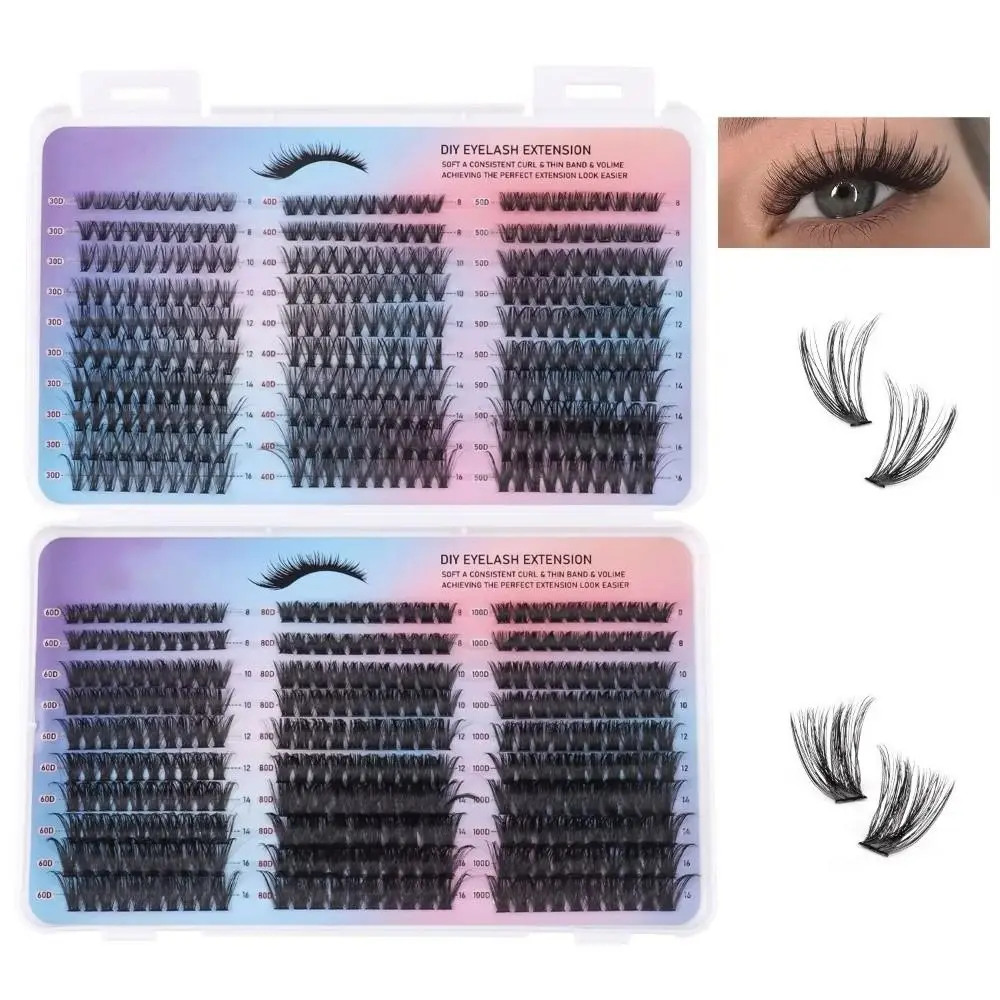 Bond and Seal False Eyelashes Wispy Style Natural Look Individual Lashes 8-16mm Cluster Design Clusters Lashes Costume Parties
Bond and Seal False Eyelashes Wispy Style Natural Look Individual Lashes 8-16mm Cluster Design Clusters Lashes Costume Parties