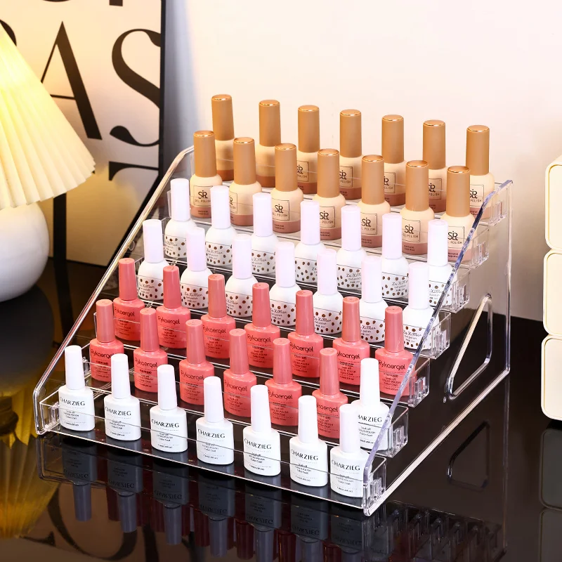 1pc multi-layer acrylic buckle nail polish display rack transparent ladder type sorting rack quick installation cosmetics rack
1pc multi-layer acrylic buckle nail polish display rack transparent ladder type sorting rack quick installation cosmetics rack