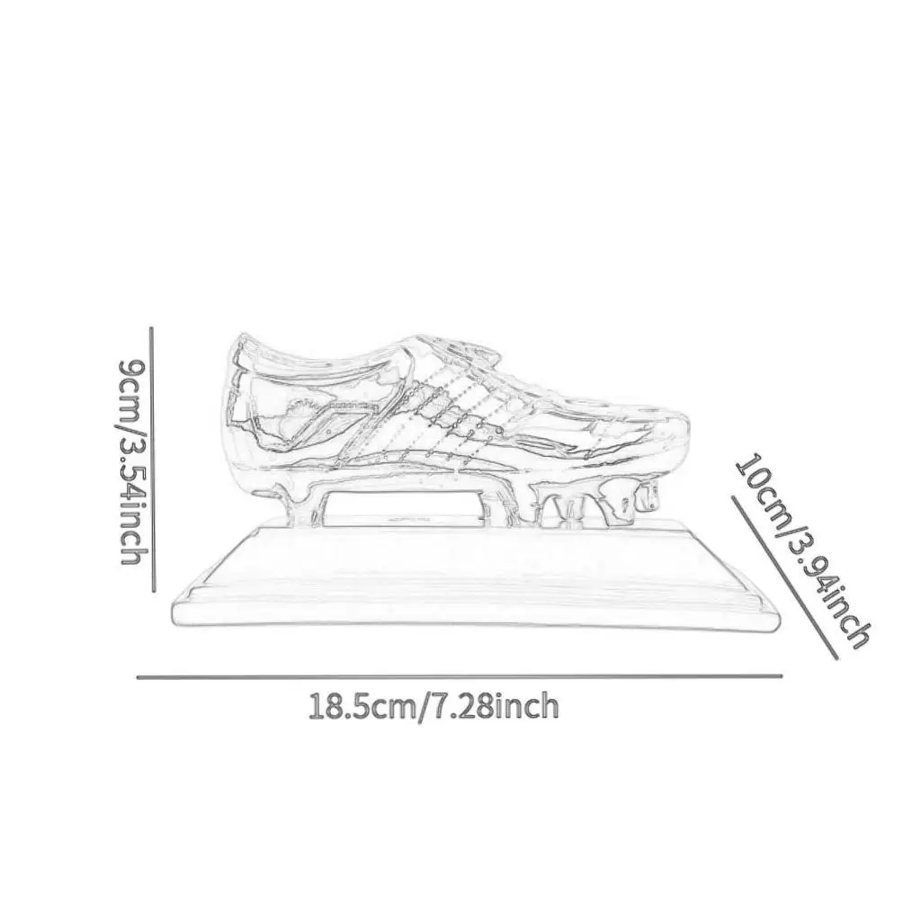 Gold Boot Soccer Trophy Football Match Trophy Collectible Statue Soccer Trophy Resin Trophy for Living Room Furniture Cabinet
Gold Boot Soccer Trophy Football Match Trophy Collectible Statue Soccer Trophy Resin Trophy for Living Room Furniture Cabinet