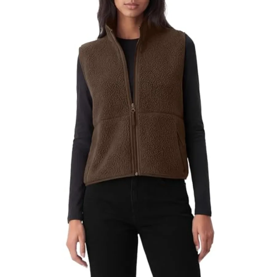 Gacaky Womens Sleeveless Cropped Fleece Vest Warm Sherpa Casual Zip Vest Fall Winter Lightweight Cozy Outerwear with Pockets
Gacaky Womens Sleeveless Cropped Fleece Vest Warm Sherpa Casual Zip Vest Fall Winter Lightweight Cozy Outerwear with Pockets