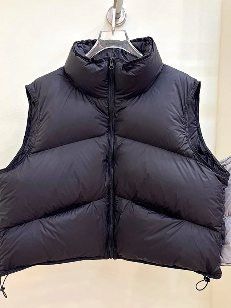 Женский утепленный пуховый жилет Cloud Puff 90% пух, корейский стиль, модный, однотонный, с воротником-стойкой, теплый, для женщин
Женский утепленный пуховый жилет Cloud Puff 90% пух, корейский стиль, модный, однотонный, с воротником-стойкой, теплый, для женщин