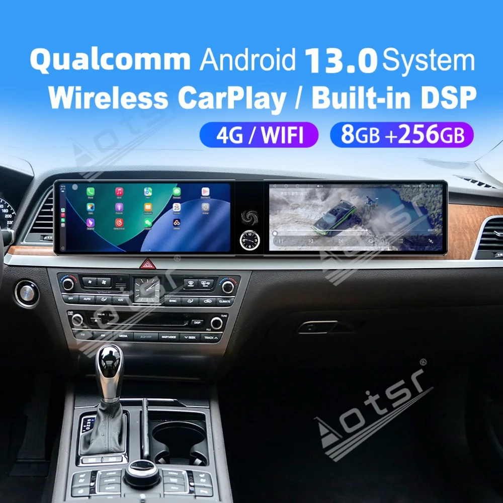 Dual 12.3“ Screen Qualcomm Carplay Android Car Multimedia Automotive For Hyundai Genesis 2013~2016 GPS Navi Car Radio Head Unit
Dual 12.3“ Screen Qualcomm Carplay Android Car Multimedia Automotive For Hyundai Genesis 2013~2016 GPS Navi Car Radio Head Unit