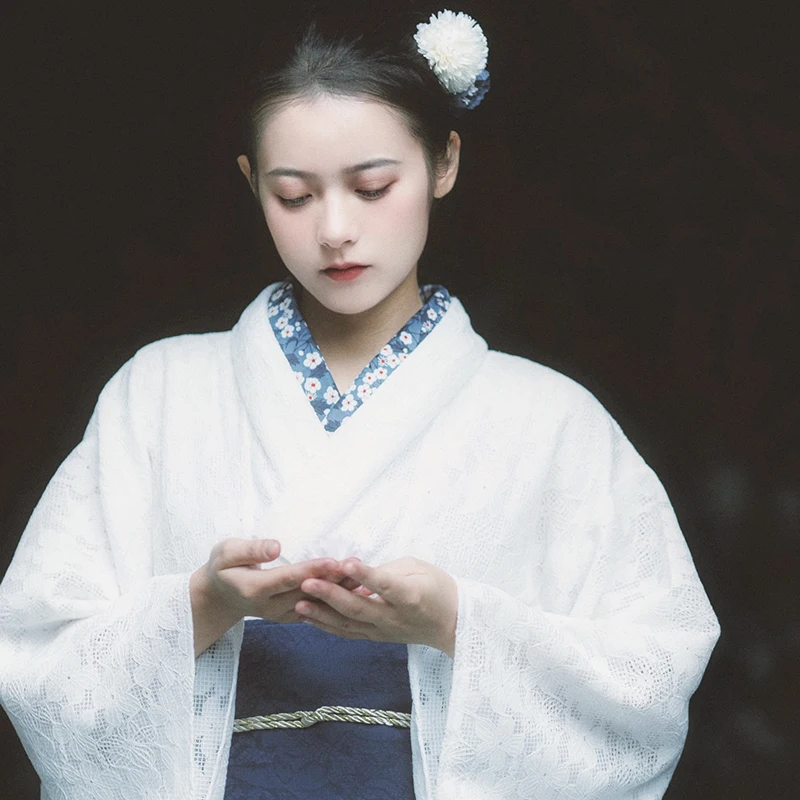 Japanese Traditional Women's Lace Kimono Retro Style Formal Yukata Bathrobe Cosplay Costume Photography Wear Stage Dress
Japanese Traditional Women's Lace Kimono Retro Style Formal Yukata Bathrobe Cosplay Costume Photography Wear Stage Dress