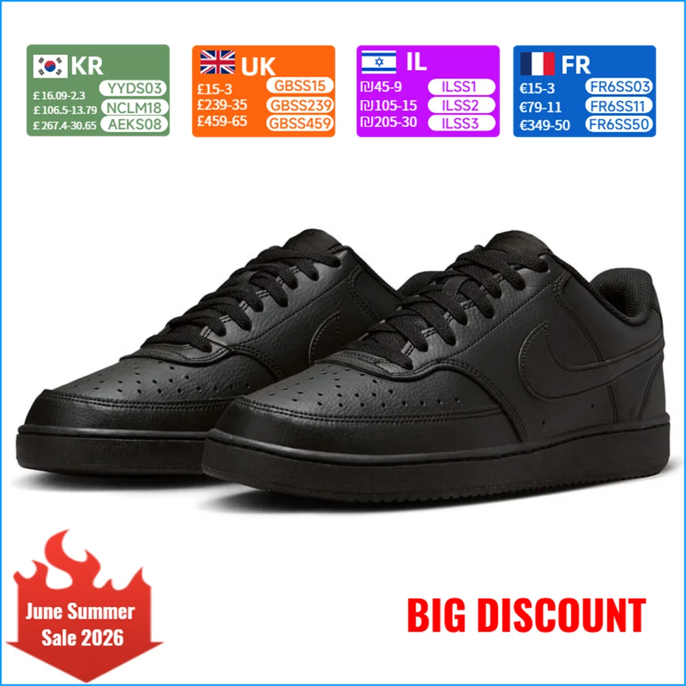 Nike Men's Court Vision Athletic Casual Shoes DH2987-002
Nike Men's Court Vision Athletic Casual Shoes DH2987-002