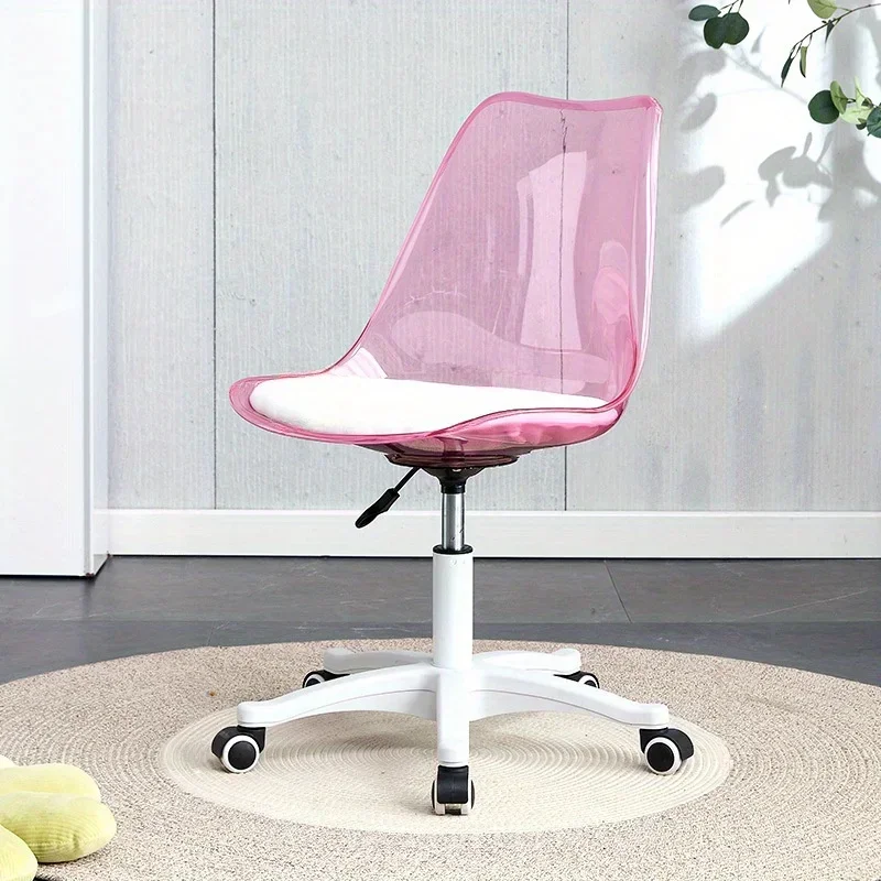 -ww Computer Chair Transparent Backrest Adjustable Office Home Study Swivel Bedroom Dormitory Makeup
-ww Computer Chair Transparent Backrest Adjustable Office Home Study Swivel Bedroom Dormitory Makeup