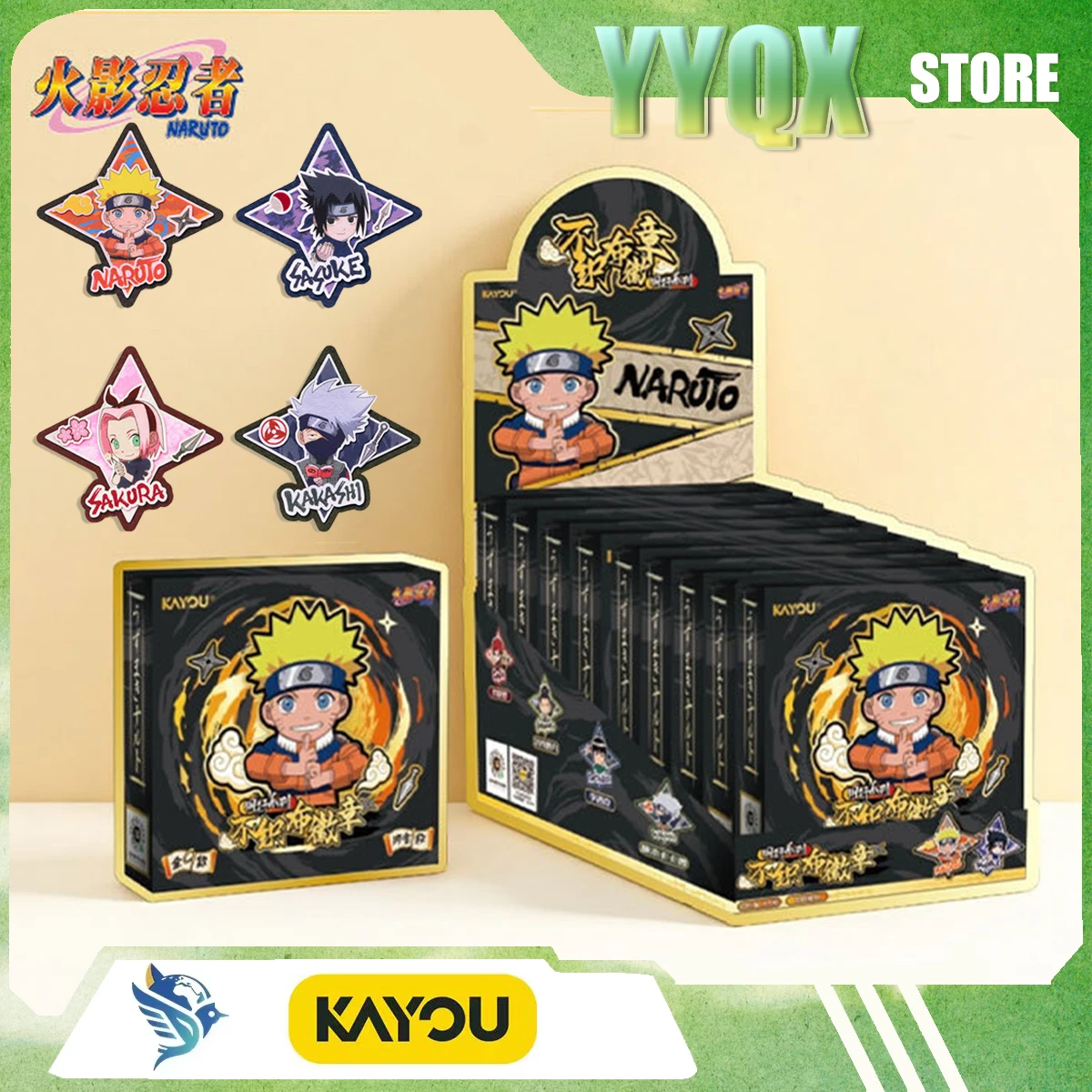 KAYOU 2026 New Naruto Non-Woven Fabric Badge Millet Periphery Anime Collection Surprise Gift Toy Collectibles Like Rare Ornament
KAYOU 2026 New Naruto Non-Woven Fabric Badge Millet Periphery Anime Collection Surprise Gift Toy Collectibles Like Rare Ornament