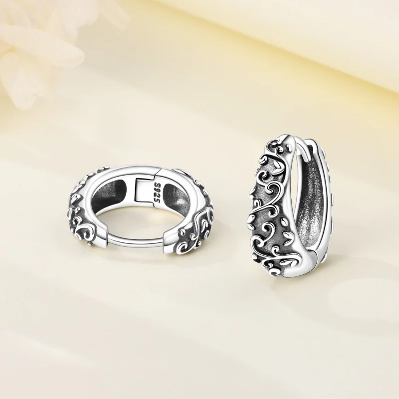 MISEFF 2025 Earrings 925 Sterling Silver Retro Style Vine Hoop Earrings Evening Party Silver Jewelry Female Gifts Plata S925
MISEFF 2025 Earrings 925 Sterling Silver Retro Style Vine Hoop Earrings Evening Party Silver Jewelry Female Gifts Plata S925