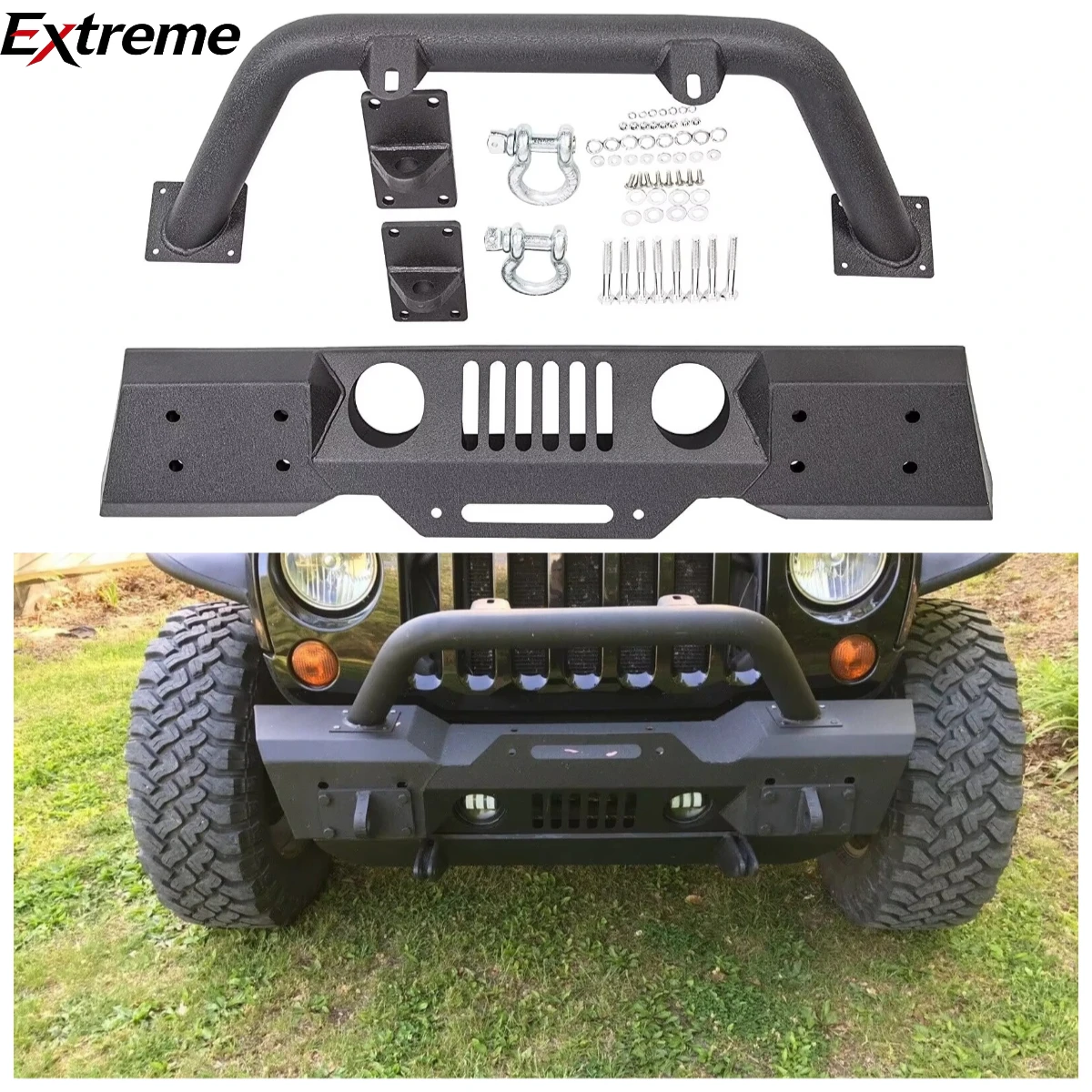 NEWWIND High Quality Front Bumper ALU Car Guard Body Kit Protective Decoration Bumper for Jeep Wrangler JK Accessories
NEWWIND High Quality Front Bumper ALU Car Guard Body Kit Protective Decoration Bumper for Jeep Wrangler JK Accessories
