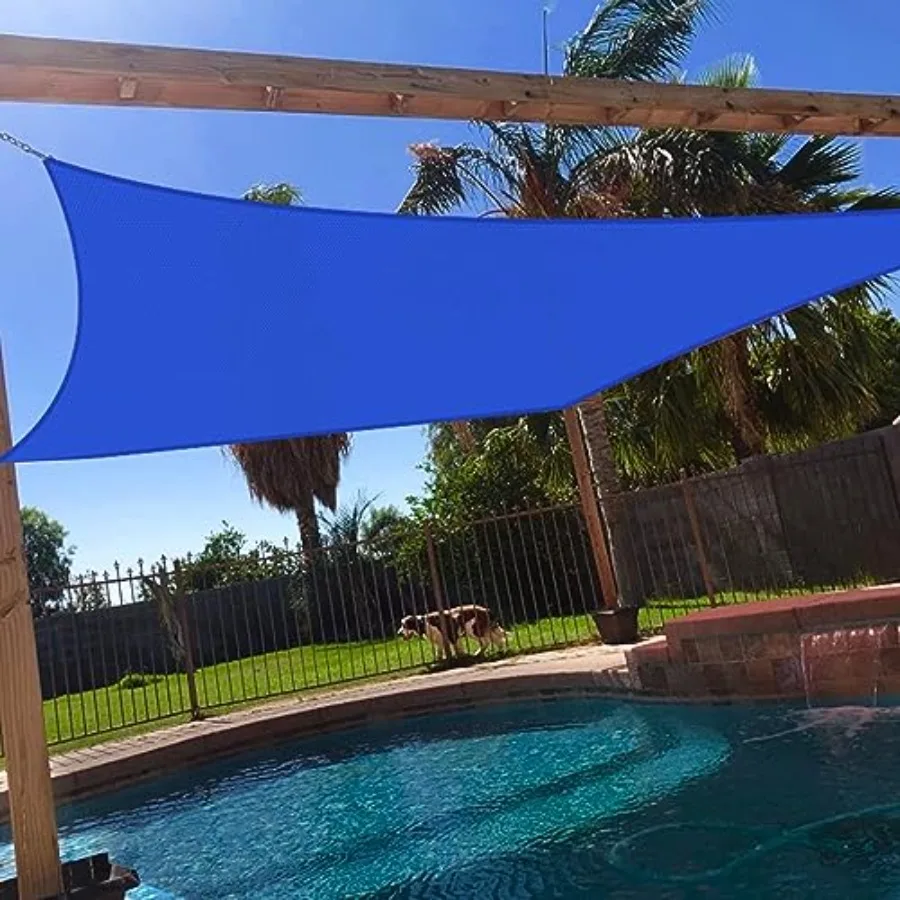 16' x 20' Sun Shade Sail Rectangle Outdoor Canopy Cover UV Block for Backyard Porch Pergola Deck Garden Patio Blue
16' x 20' Sun Shade Sail Rectangle Outdoor Canopy Cover UV Block for Backyard Porch Pergola Deck Garden Patio Blue