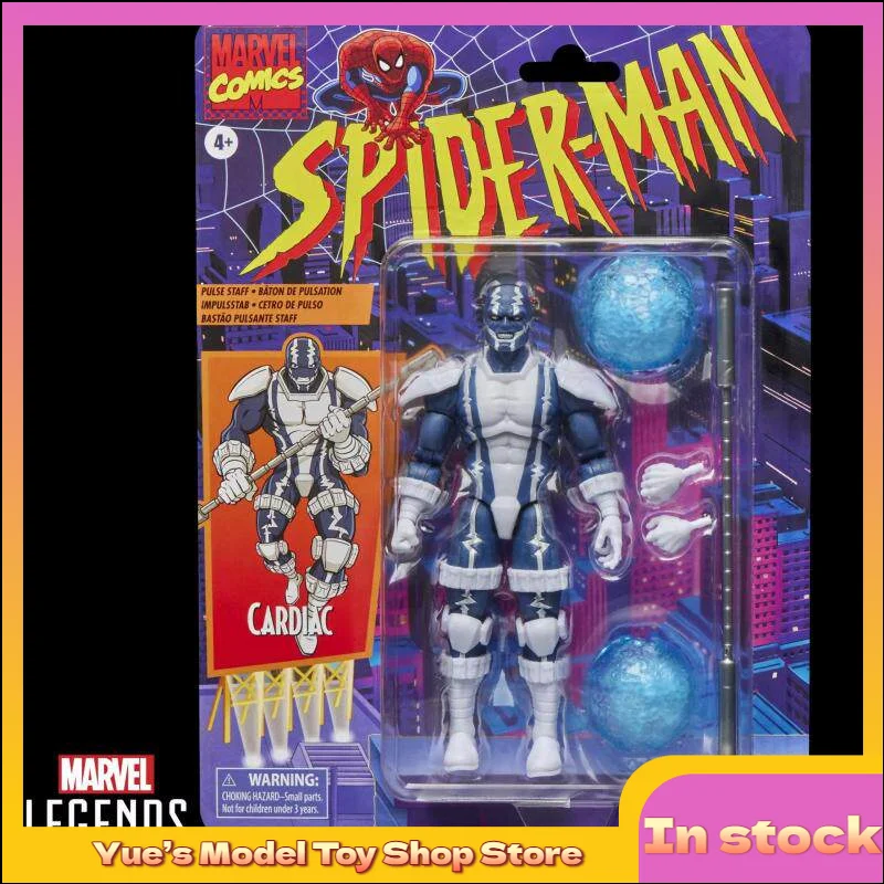 【In Stock】Hasbro Marvel Comics Spider-Man 6-inch Hanging Card Cardiotonic Action Doll Animation Model Toy Collection Gift
【In Stock】Hasbro Marvel Comics Spider-Man 6-inch Hanging Card Cardiotonic Action Doll Animation Model Toy Collection Gift