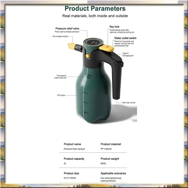 AA46 HOT-Electric Car Wash Foamer Car Wash High Pressure Nozzle For Car Home Cleaning Garde
AA46 HOT-Electric Car Wash Foamer Car Wash High Pressure Nozzle For Car Home Cleaning Garde