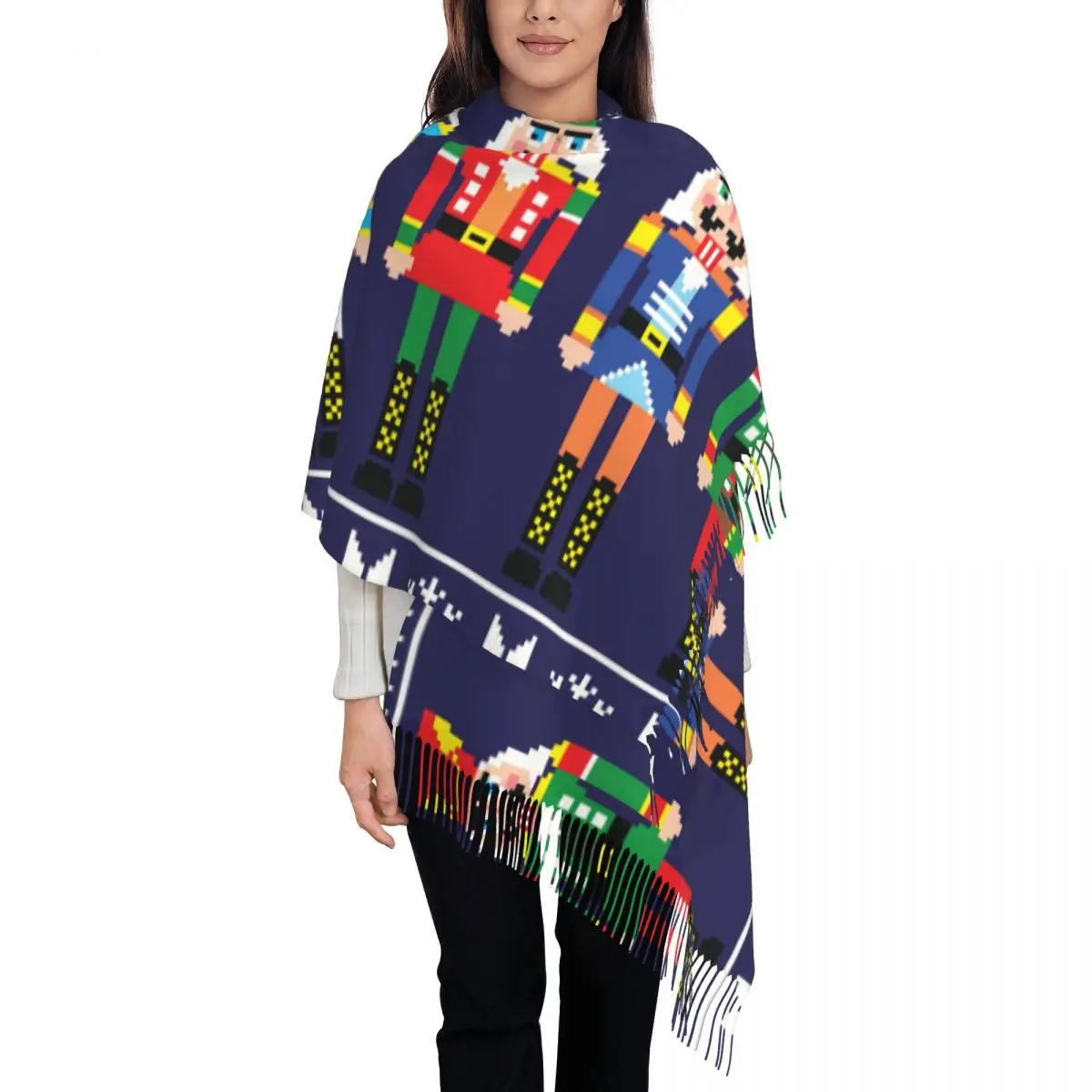 Personalized Print Nutcracker Scarf Men Women Winter Fall Warm Scarves Christmas Nutcrackers Toy Soldier Shawls Wraps
Personalized Print Nutcracker Scarf Men Women Winter Fall Warm Scarves Christmas Nutcrackers Toy Soldier Shawls Wraps