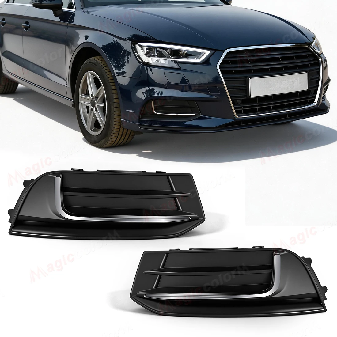 Fog Light Grille Cover For Audi A3 Hatchback 2017 2018 2019 2020 Front Bumper Fog Lamp Frame Racing Grille 8VD807671A 8VD807672A
Fog Light Grille Cover For Audi A3 Hatchback 2017 2018 2019 2020 Front Bumper Fog Lamp Frame Racing Grille 8VD807671A 8VD807672A