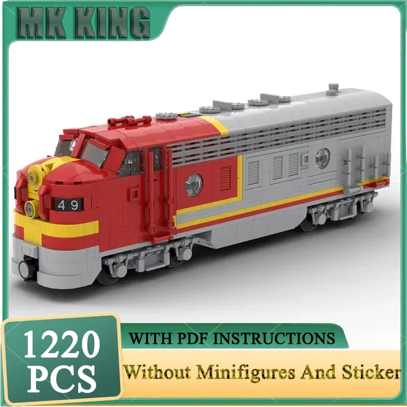 EMD F7 Модель поезда Moc Строительные кирпичи Железнодорожный поезд Серия Технология здания Модульный блок DIY Игрушка Праздничные подарки
EMD F7 Модель поезда Moc Строительные кирпичи Железнодорожный поезд Серия Технология здания Модульный блок DIY Игрушка Праздничные подарки