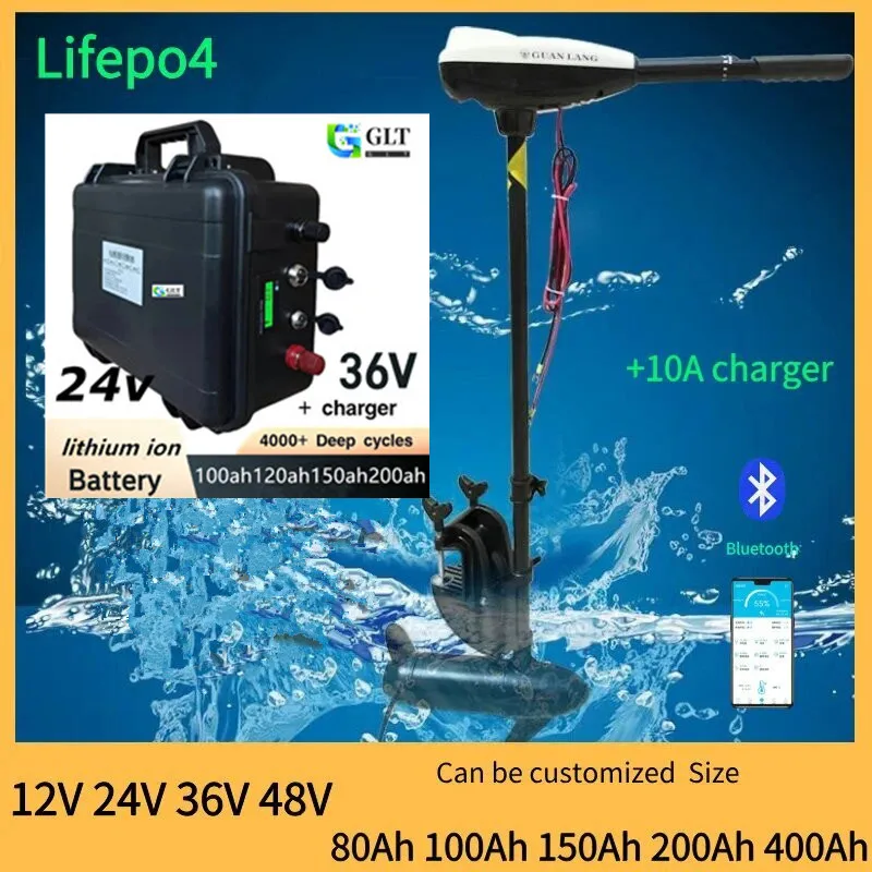 литиевая батарея lifepo4, 36 В, 150 Ач, 100 Ач, приложение Bluetooth, BMS для 100 Вт, 4000 Вт, тележка для езды, велосипеда, скутера, лодки + зарядное устройство 10 А
литиевая батарея lifepo4, 36 В, 150 Ач, 100 Ач, приложение Bluetooth, BMS для 100 Вт, 4000 Вт, тележка для езды, велосипеда, скутера, лодки + зарядное устройство 10 А