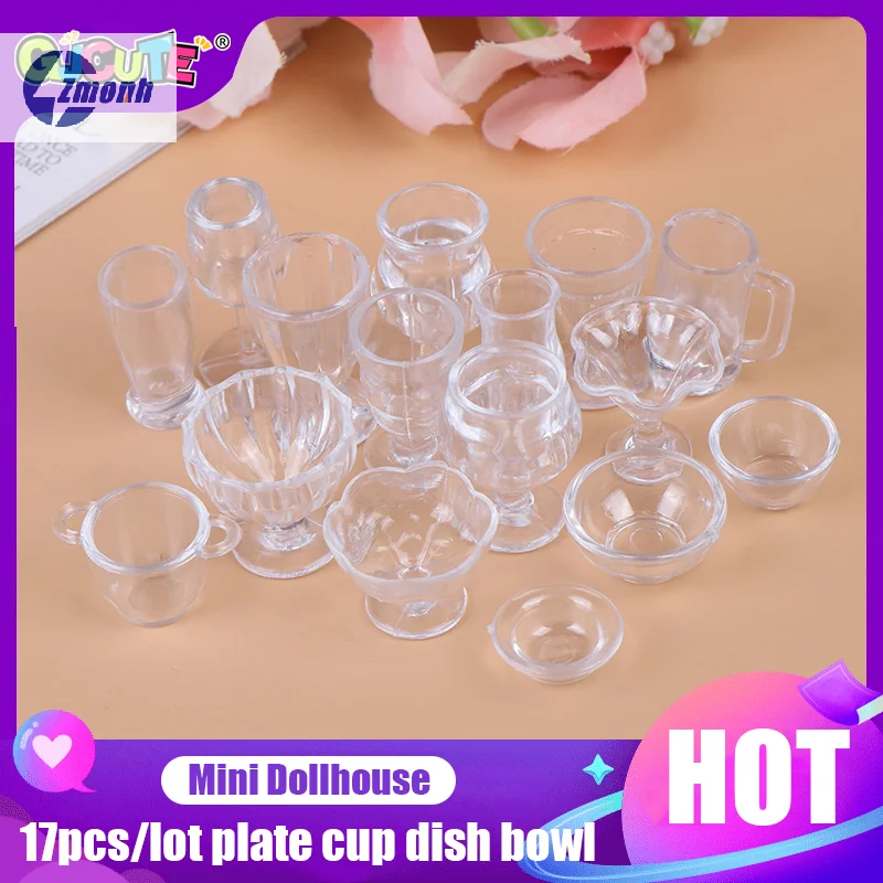 New!17Pcs/Set 1:12 Dollhouse Miniature Transparent Tableware DIY Kitchenware Toys Kids Pretend Play Toy
New!17Pcs/Set 1:12 Dollhouse Miniature Transparent Tableware DIY Kitchenware Toys Kids Pretend Play Toy