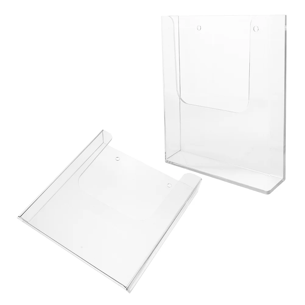 2 Pcs Display Stand Brochure Holder Advertising Folder Wall Magazines Catalog Hanging Files Holders Archives Racks
2 Pcs Display Stand Brochure Holder Advertising Folder Wall Magazines Catalog Hanging Files Holders Archives Racks