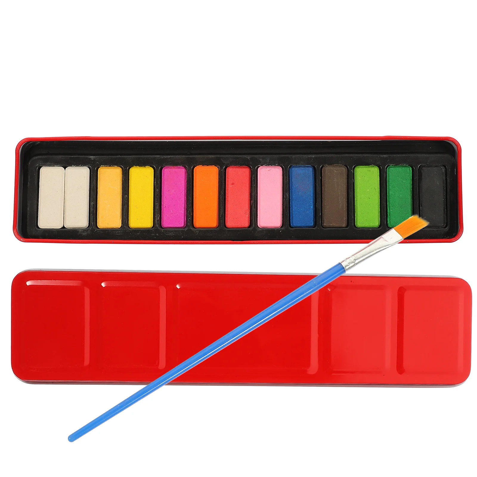24 Colors Solid Watercolor Set Vibrant Paints for Beginners Artists Portable Tin Case Brush Included Easy Open Lid
24 Colors Solid Watercolor Set Vibrant Paints for Beginners Artists Portable Tin Case Brush Included Easy Open Lid