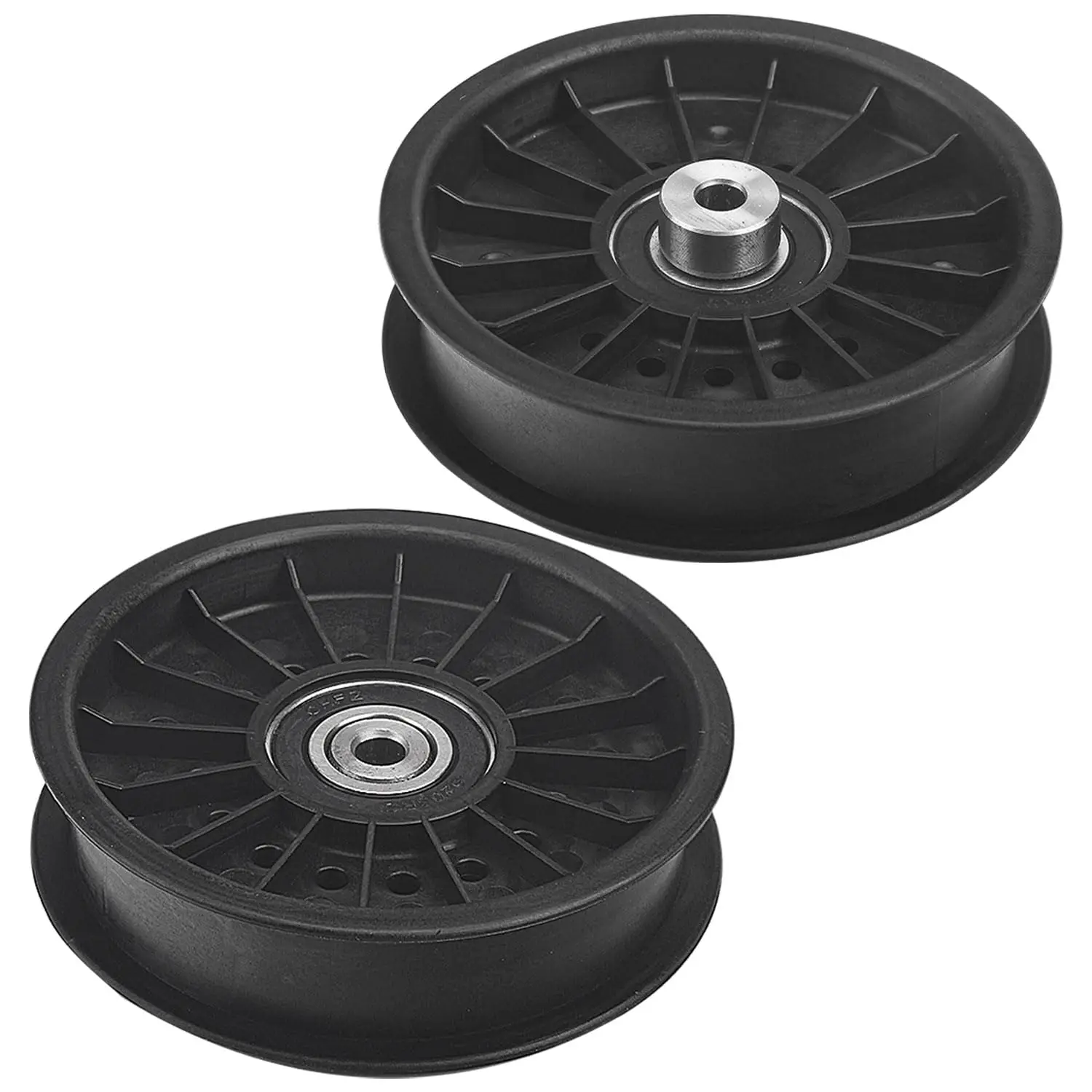 2 PCS AUC11241 Flat Idler Sheave Pulley Compatible with Jo-hn Deere X500, X520, X530 Lawn Tractors, Replaces AM136441, AM138081
2 PCS AUC11241 Flat Idler Sheave Pulley Compatible with Jo-hn Deere X500, X520, X530 Lawn Tractors, Replaces AM136441, AM138081