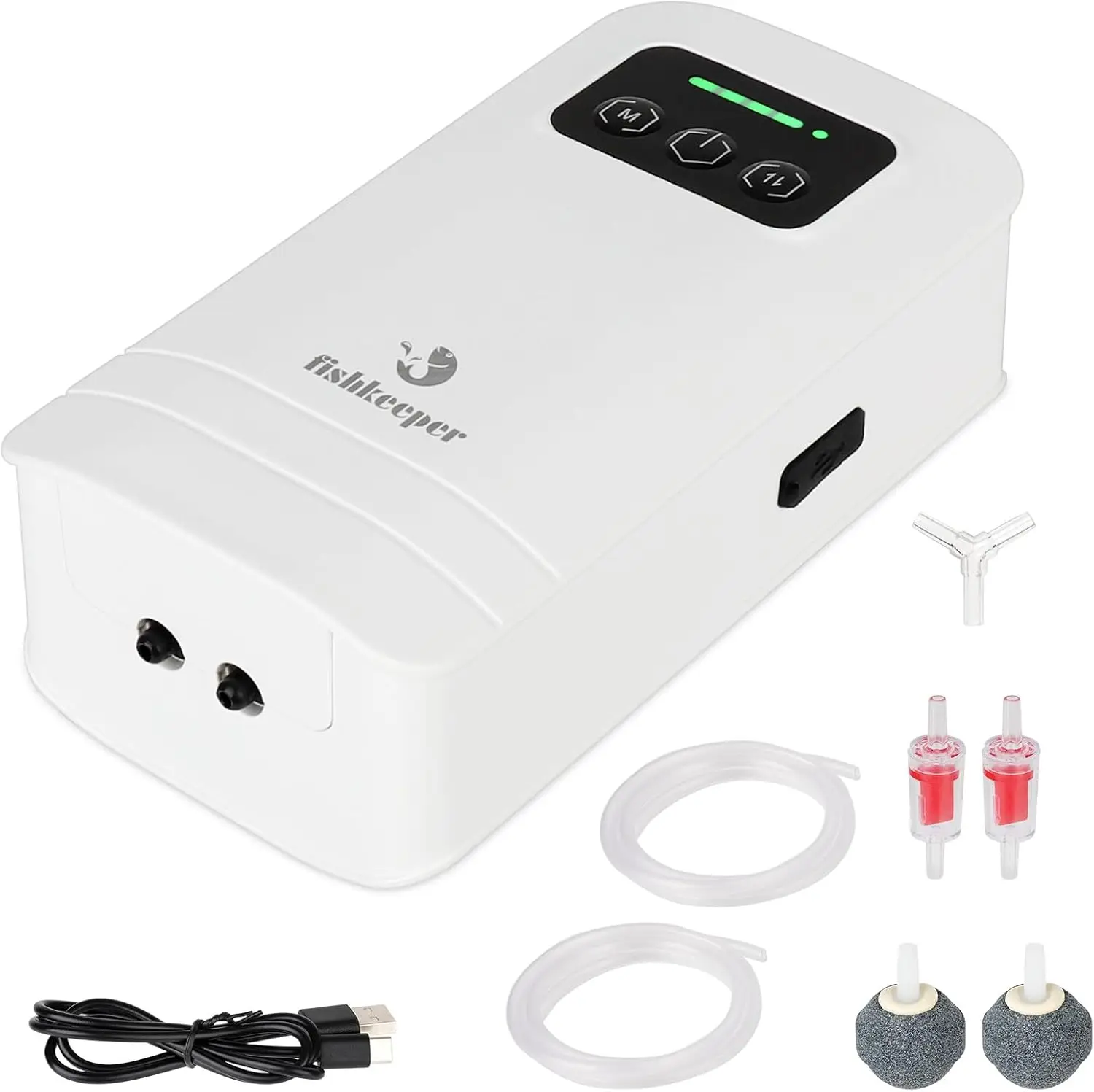 Перезаряжаемый через USB аквариумный воздушный насос, портативный кислородный аэратор для аквариумов емкостью 10–210 галлонов, экстренное использование
Перезаряжаемый через USB аквариумный воздушный насос, портативный кислородный аэратор для аквариумов емкостью 10–210 галлонов, экстренное использование