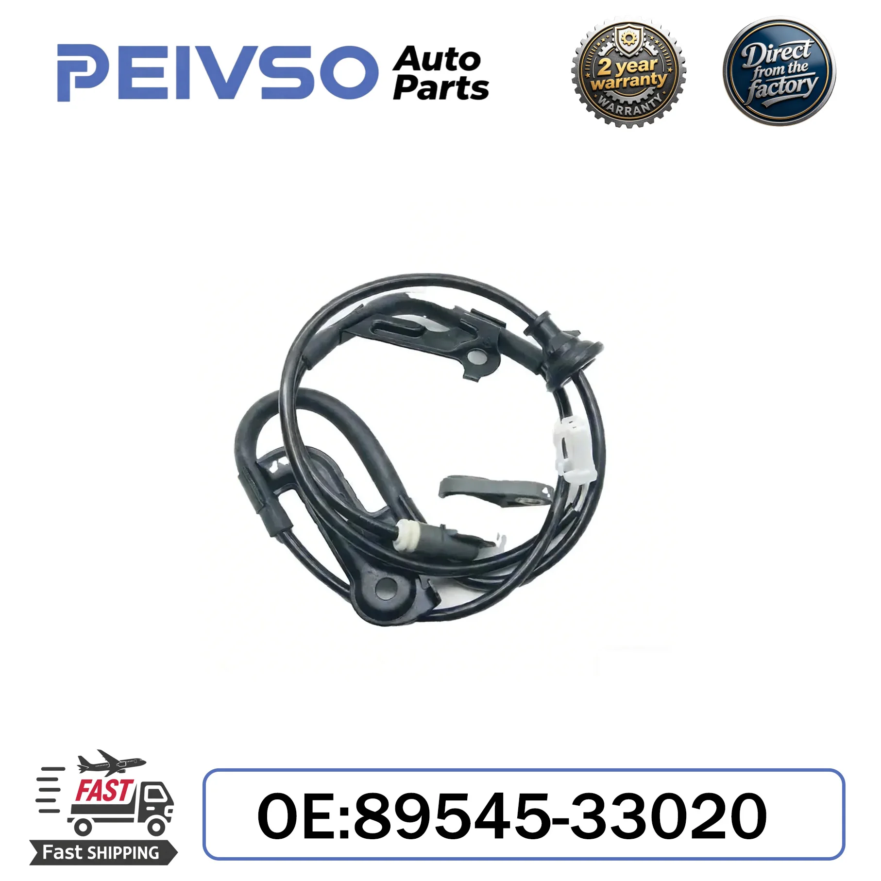 PEIVSO NEW 89545-33020 Rear Right ABS Wheel Speed Sensor for 1992-2004 Toyota Mark II Avalon Camry Solara Carina E
PEIVSO NEW 89545-33020 Rear Right ABS Wheel Speed Sensor for 1992-2004 Toyota Mark II Avalon Camry Solara Carina E