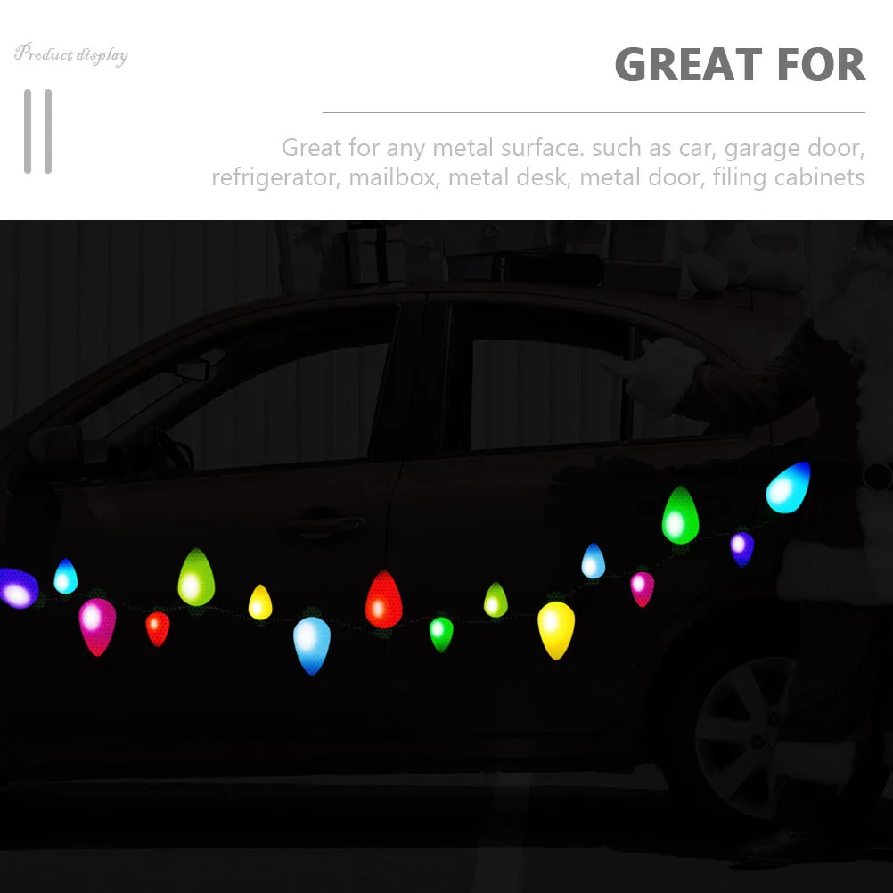 1Set Magnetic Reflective Car Bulb Stickers High Visibility Safe Outdoor Car Christmas Lights Magnets Garage Door Mailbox
1Set Magnetic Reflective Car Bulb Stickers High Visibility Safe Outdoor Car Christmas Lights Magnets Garage Door Mailbox
