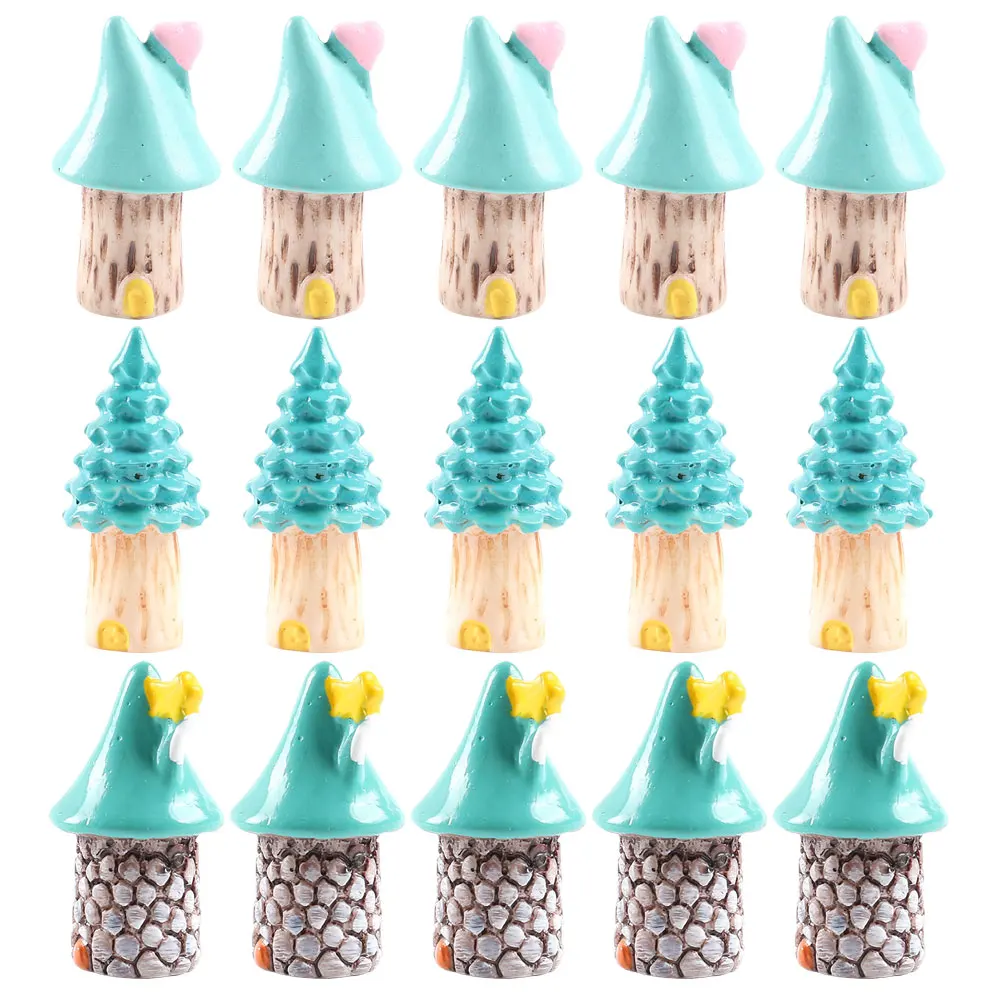 15 Pcs Miniature House Craft Tree Garden Decor Decorations Dollhouse Décor Resin Tiny Ornament
15 Pcs Miniature House Craft Tree Garden Decor Decorations Dollhouse Décor Resin Tiny Ornament