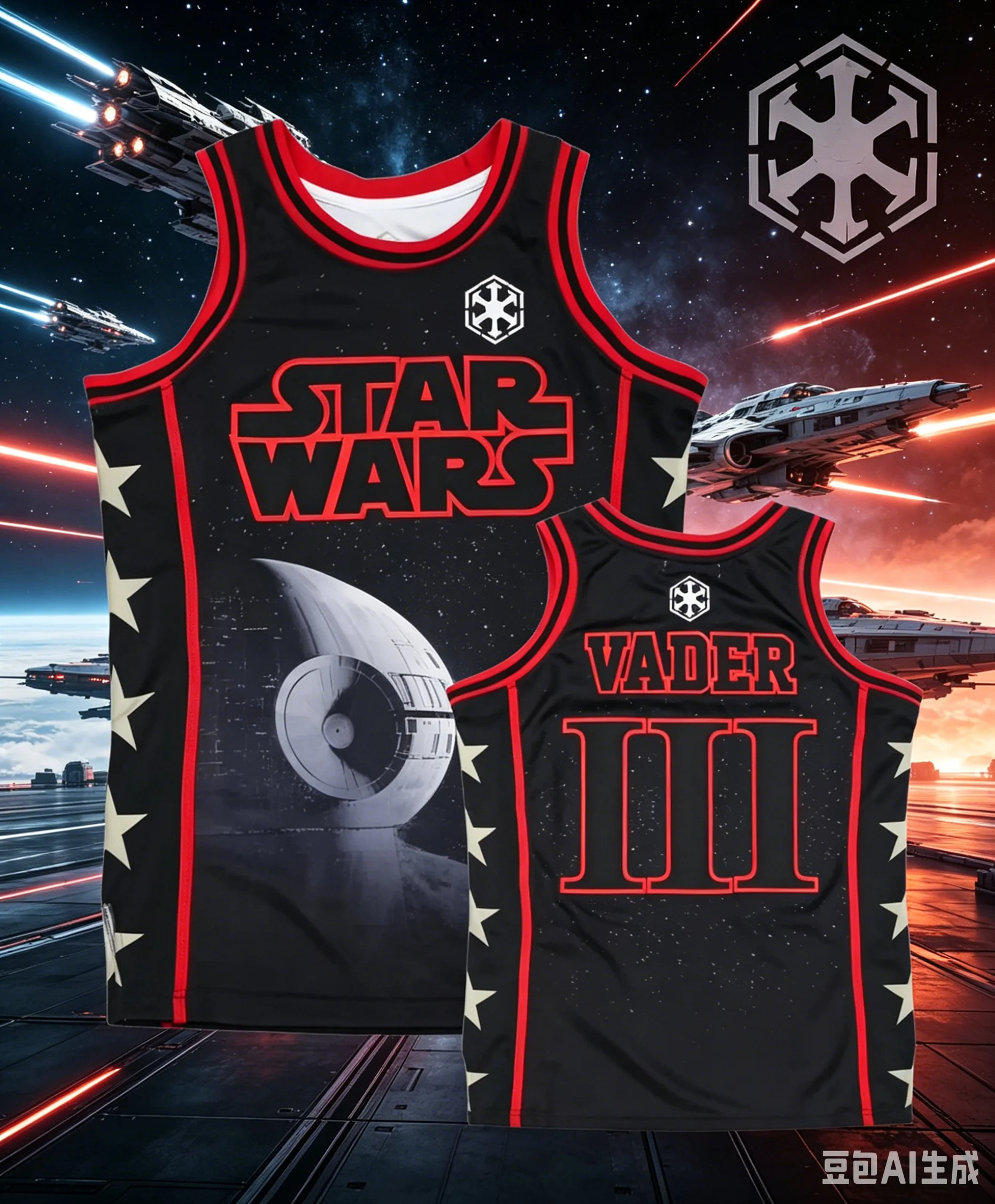 2026 Star Wars Vader III Basketball Jersey Tank Top Men Sci-Fi Print Casual Sports Sleeveless Shirt Vest Family Matching Tops
2026 Star Wars Vader III Basketball Jersey Tank Top Men Sci-Fi Print Casual Sports Sleeveless Shirt Vest Family Matching Tops