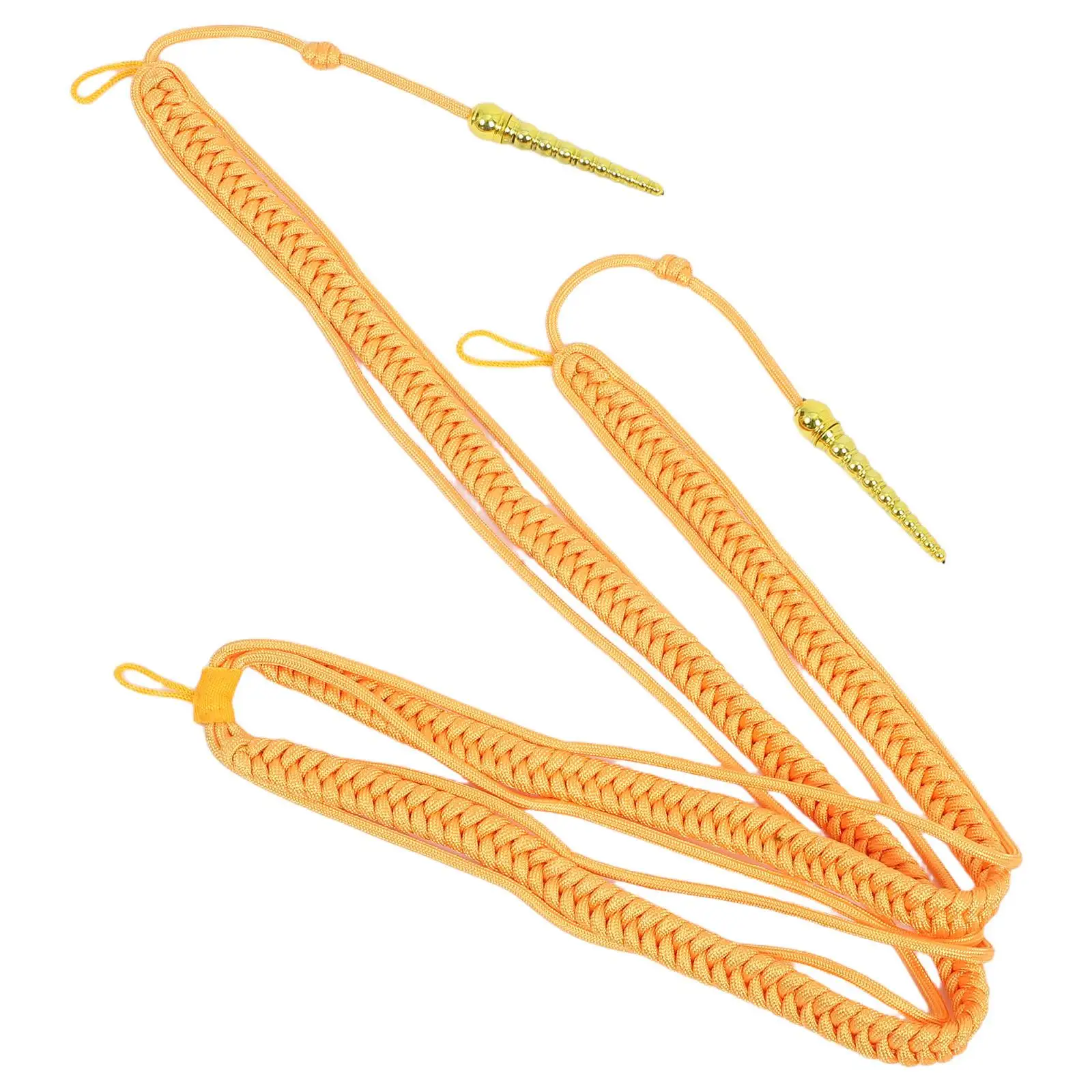 Gold Aiguillette Shoulder Epaulets Plastic Braided Cord Formal Dress Uniform Accessories Long Yellow Style Stage Security Wear
Gold Aiguillette Shoulder Epaulets Plastic Braided Cord Formal Dress Uniform Accessories Long Yellow Style Stage Security Wear
