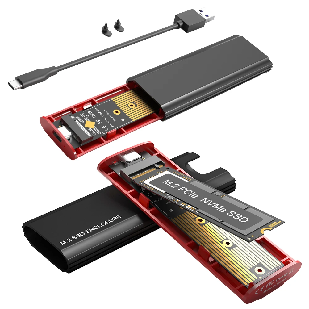 Корпус M.2 NVME NGFF SATA SSD, твердотельный накопитель 10 Гбит/с, внешний корпус SSD-коробка для SSD-накопителей SATA 2230/2242/2260/2280
Корпус M.2 NVME NGFF SATA SSD, твердотельный накопитель 10 Гбит/с, внешний корпус SSD-коробка для SSD-накопителей SATA 2230/2242/2260/2280