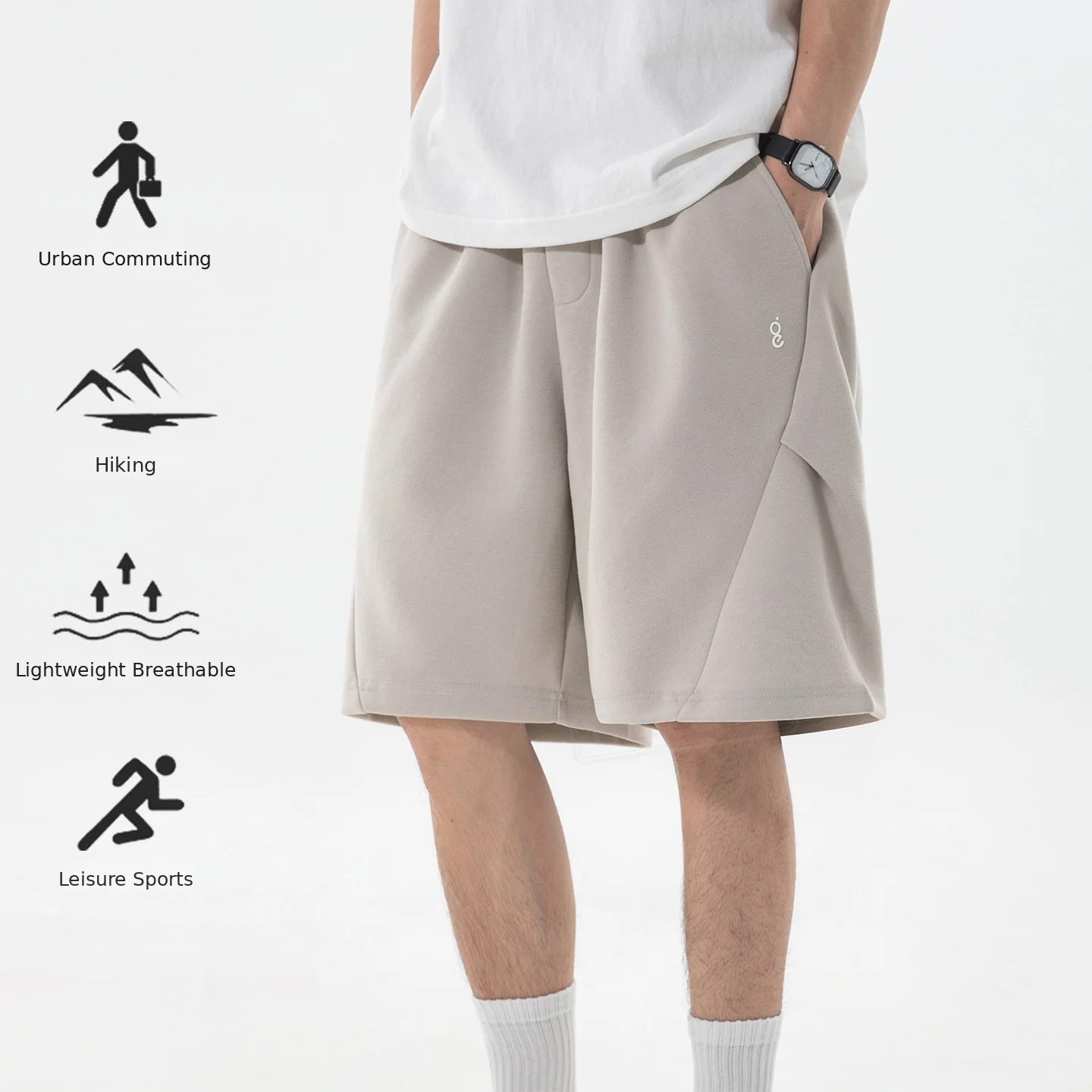 TFETTERS 2026 Summer Men's Geometric Panel Sweat Shorts Casual Pleated Loose Breathable Short Pants for Man Clothes
TFETTERS 2026 Summer Men's Geometric Panel Sweat Shorts Casual Pleated Loose Breathable Short Pants for Man Clothes