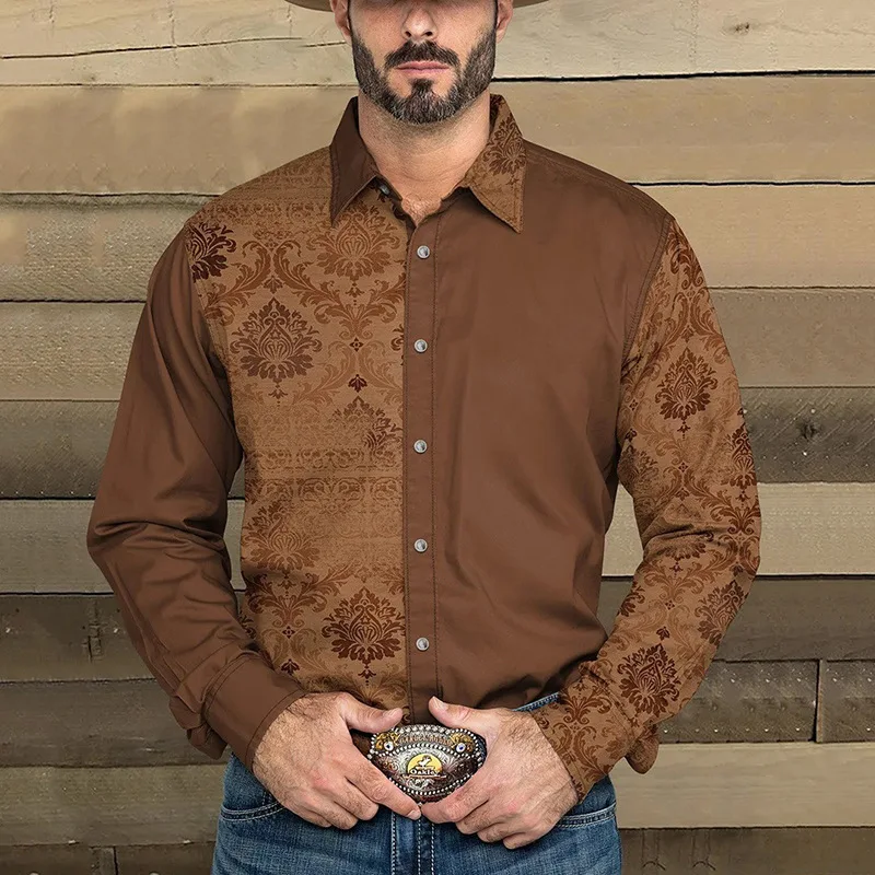 Men's Denim Culture Retro Trend Diamond Printed Long-sleeved Shirt Men's Business Casual 6XL Large Size Vacation Outside Shirt
Men's Denim Culture Retro Trend Diamond Printed Long-sleeved Shirt Men's Business Casual 6XL Large Size Vacation Outside Shirt