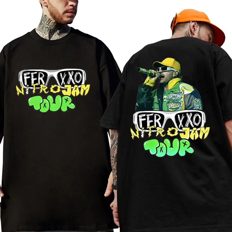 2023 Rapper Feid Ferxxo Tour Print T Shirt Men Women Fashion High Quality 100%cotton T Shirts Street Hip Hop Oversized T-shirts
2023 Rapper Feid Ferxxo Tour Print T Shirt Men Women Fashion High Quality 100%cotton T Shirts Street Hip Hop Oversized T-shirts