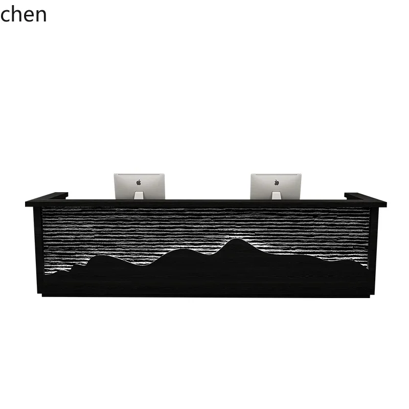 YFY retro industrial style checkout page front desk real stone high-end reception desk club art
YFY retro industrial style checkout page front desk real stone high-end reception desk club art