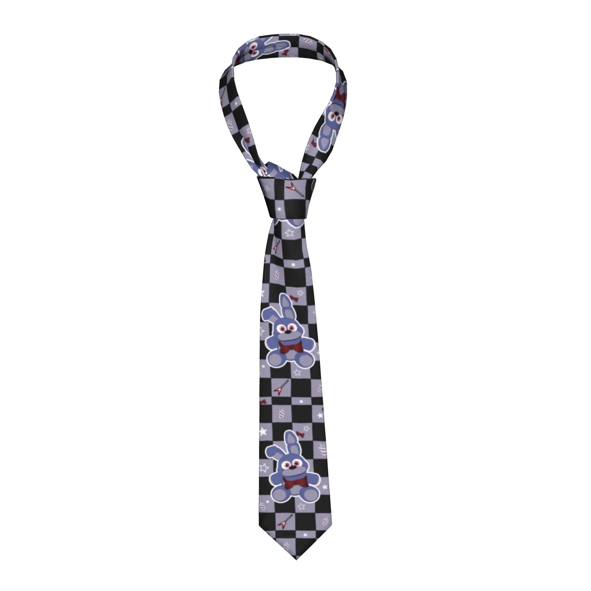 Fnaf Freddys Horror Game Bonnie Neckties Unisex 8 cm Cute Cartoon Neck Tie for Women Casual Narrow Party Gravatas
Fnaf Freddys Horror Game Bonnie Neckties Unisex 8 cm Cute Cartoon Neck Tie for Women Casual Narrow Party Gravatas