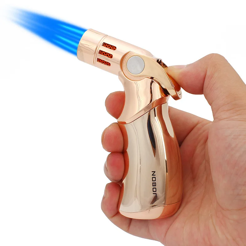 Hot Outdoor Butane Jet Torch Turbo Blue Flame Lighter 4 Nozzles Windproof Gun Gold Outdoor Barbecue Kitchen Cigar Men's Gifts
Hot Outdoor Butane Jet Torch Turbo Blue Flame Lighter 4 Nozzles Windproof Gun Gold Outdoor Barbecue Kitchen Cigar Men's Gifts