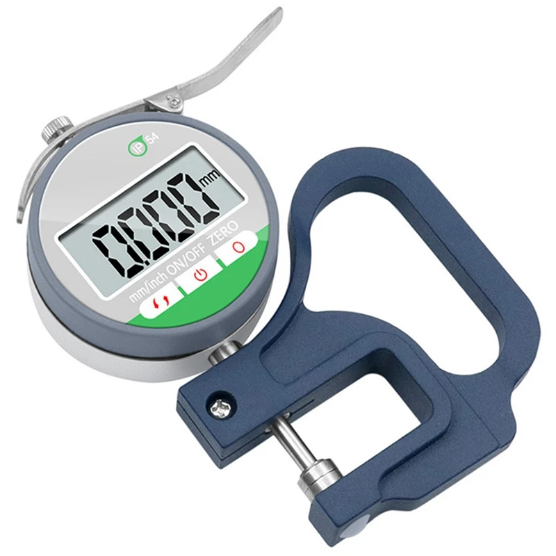 0-12.7Mm High-Precision Digital Thickness Gauge Meter IP54 Waterproof And Dustproof Electronic Micrometer
0-12.7Mm High-Precision Digital Thickness Gauge Meter IP54 Waterproof And Dustproof Electronic Micrometer