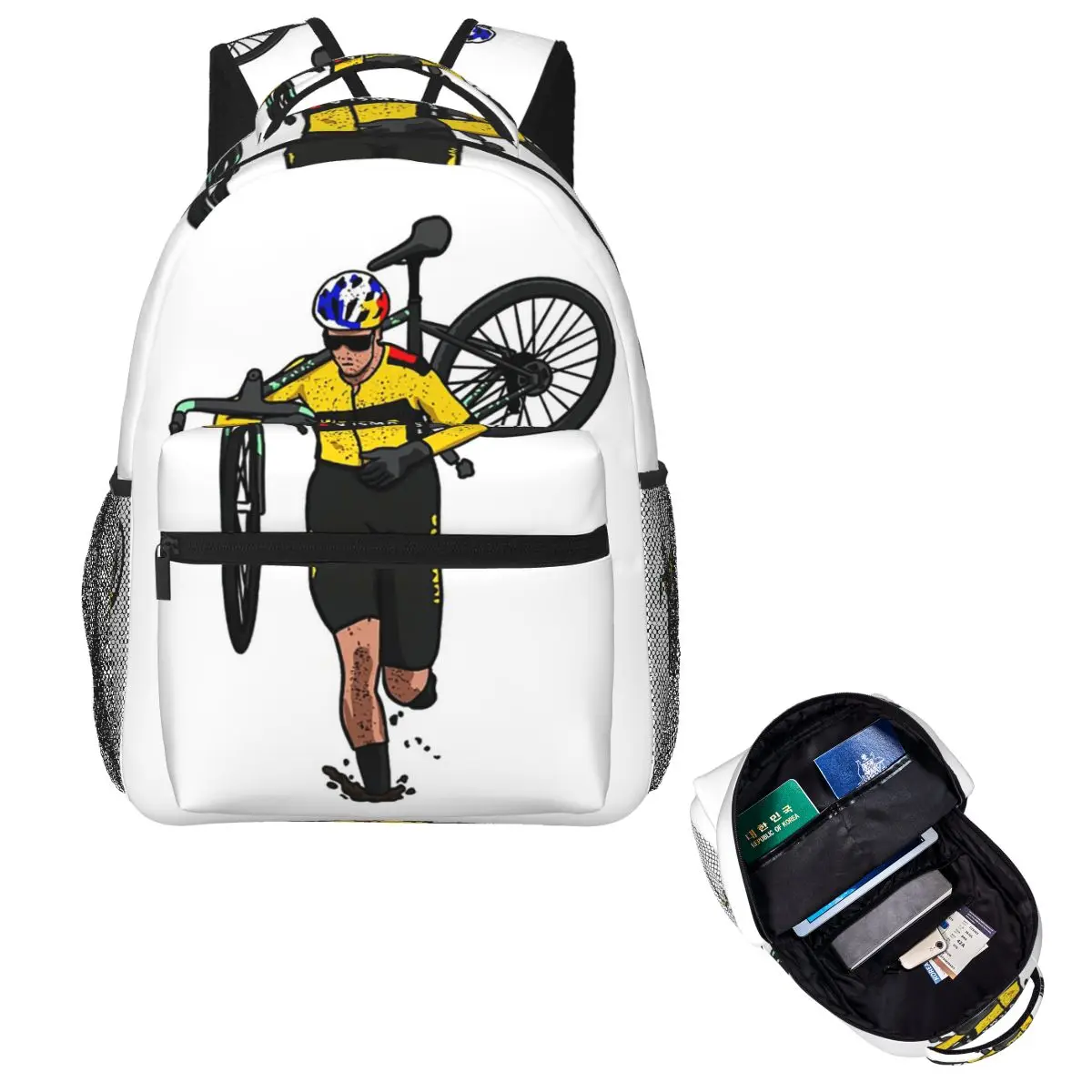 Cyclo Wout - Mathieu Van Der Poel Student Backpack School Bag Hiking Travel Daypack for Boys Girls Fashion Bookbag Shoulder Bags
Cyclo Wout - Mathieu Van Der Poel Student Backpack School Bag Hiking Travel Daypack for Boys Girls Fashion Bookbag Shoulder Bags