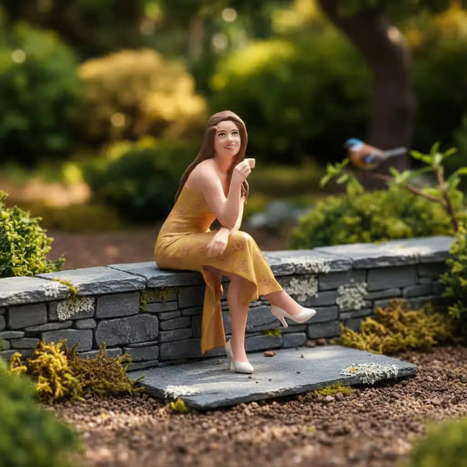 Coffee Girl Figurine Fine Intricacy Seated Woman Figurine Resin People Model Collectible Miniature Scene Figure for Desk Decor
Coffee Girl Figurine Fine Intricacy Seated Woman Figurine Resin People Model Collectible Miniature Scene Figure for Desk Decor